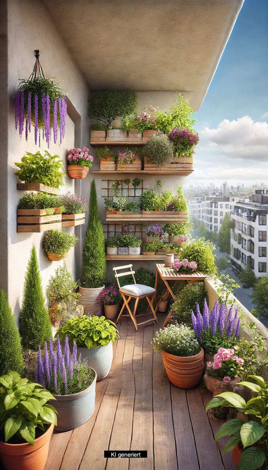 Pflanzen für kleine Balkone: Tipps für deinen grünen Rückzugsort ...