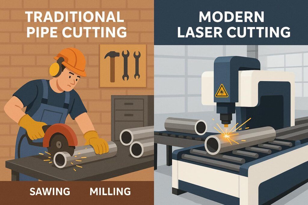 Laserschneiden Rohren Laserschneiden von Rohren